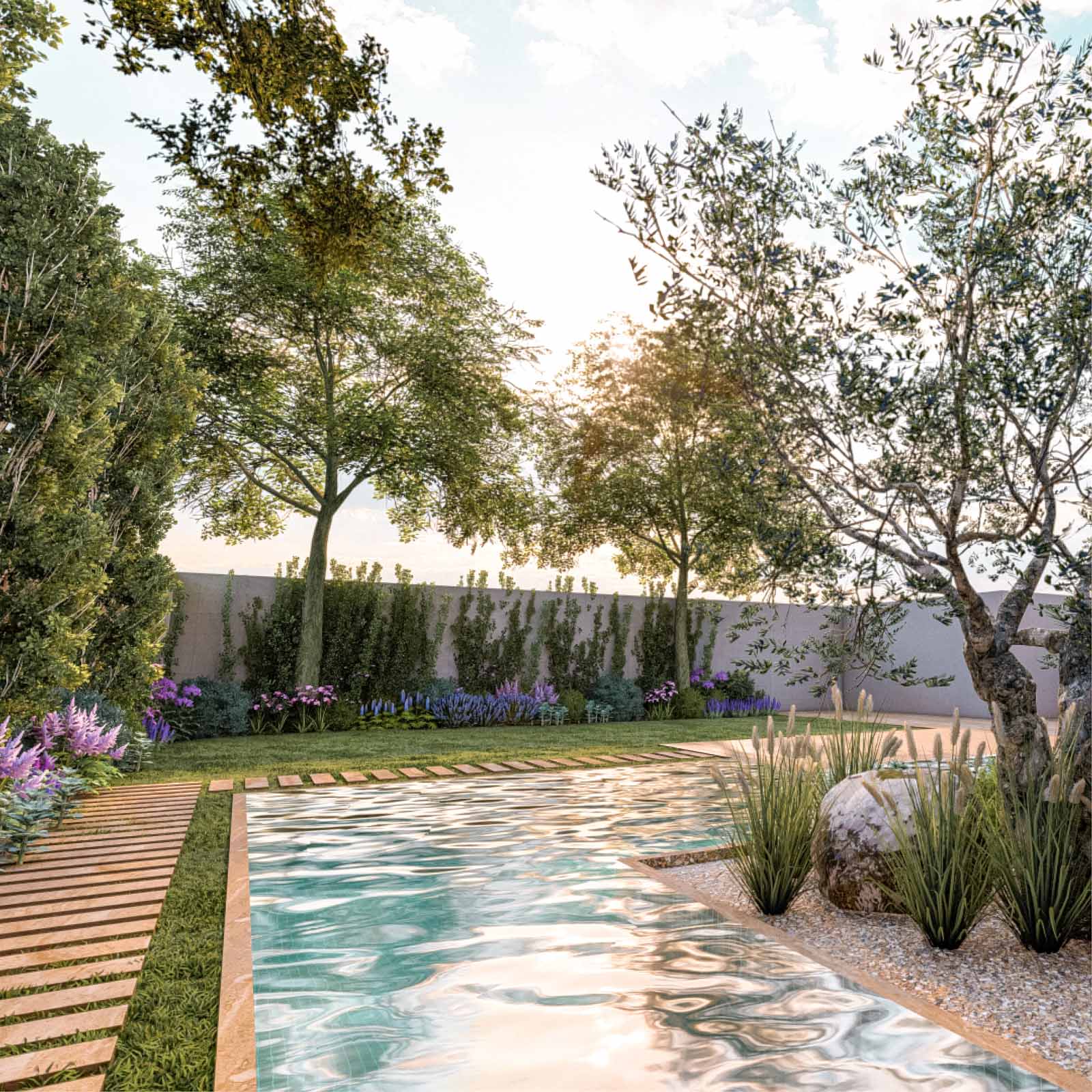 diseñar un jardín en casa